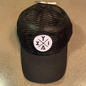 NWT Black Zyia Mesh Hat